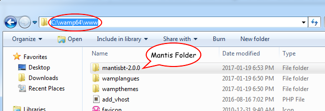 mantis-folder