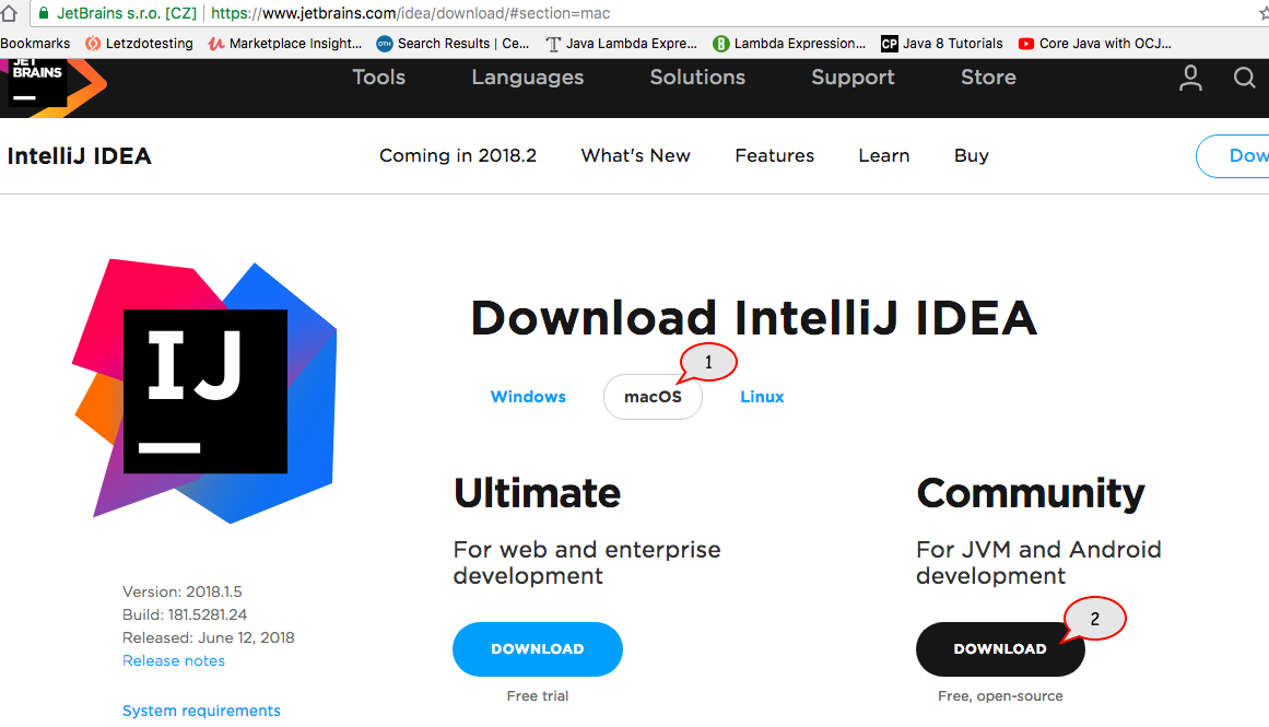 download intellij idea mac